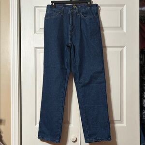 Lee 30x30 Men's Blue Straight Fleece Lined Jeans